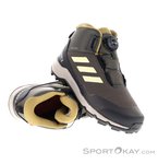adidas Terrex Winter Mid Boa Rain.Rdy Kinder Wanderschuhe-Oliv-Dunkelgrün-32