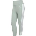 ADIDAS Damen Tight Optime Essentials Workout 3-Streifen 3/4, Größe XS in Grün