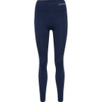 HUMMEL Damen Tight hmlTIF SEAMLESS HIGH WAIST TIGHTS, Größe XS in Blau
