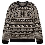 DEDICATED - Sweater Mora Fairisle Hike - Pullover Gr L grau
