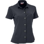 MAUL Damen Bluse Vilsalpsee II - 1/2 Bluse elas, Größe 36 in Blau