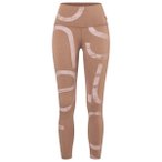 super.natural - Women's Capital Logo Tights - Leggings Gr S braun