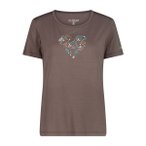 Campagnolo Damen T-Shirts/Tanks ku.Arm Da WOMAN T-SHIRT, Größe 42 in Schwarz