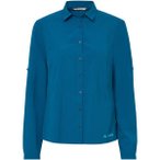 VAUDE Damen Bluse Wo Rosemoor LS Shirt IV, Größe 42 in Blau