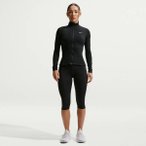 NIKE Damen Unterjacke W NK ONE DF FZ FITTED JKT, Größe XS in Schwarz