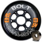 K2 BOLT 90 MM 85A 8-WHEEL PACK W ILQ 9, Größe ONE SIZE in Schwarz