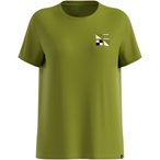 Odlo Cotton Blend Odlo Flags  Damen  T-Shirts oliv Größe M Trekking  Hautfreun