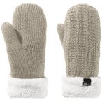 JACK WOLFSKIN Damen Handschuhe HIGHLOFT KNIT MITTEN W, Größe S in Grau