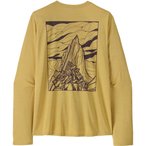 Patagonia Cap Cool Daily Cloud Crag  Herren  Longsleeves braun Größe XL Trekki