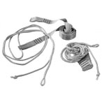 Cocoon - Hammock Straps Ultralight Gr 250 cm grau
