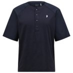 Peak Performance - Trail Snap Henley S/S - Radtrikot Gr L blau