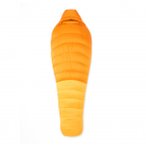 Marmot - Lithium - Daunenschlafsack Gr Long Zip: Left Orange/ Golden Sun