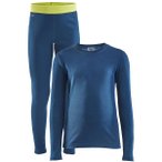 CRAFT Unterwäsche Set CORE WARM BASELAYER SET J, Größe 134 in Blau