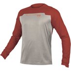 Endura MT500 Burner Langarm Trikot Herren  Radtrikots rot Größe M Mountainbike
