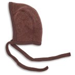 Engel - Baby-Häubchen - Mütze Gr 50/56 braun