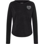 Super.Natural Little Heartwood Crew  Damen  Pullover schwarz Größe L Yoga | Li